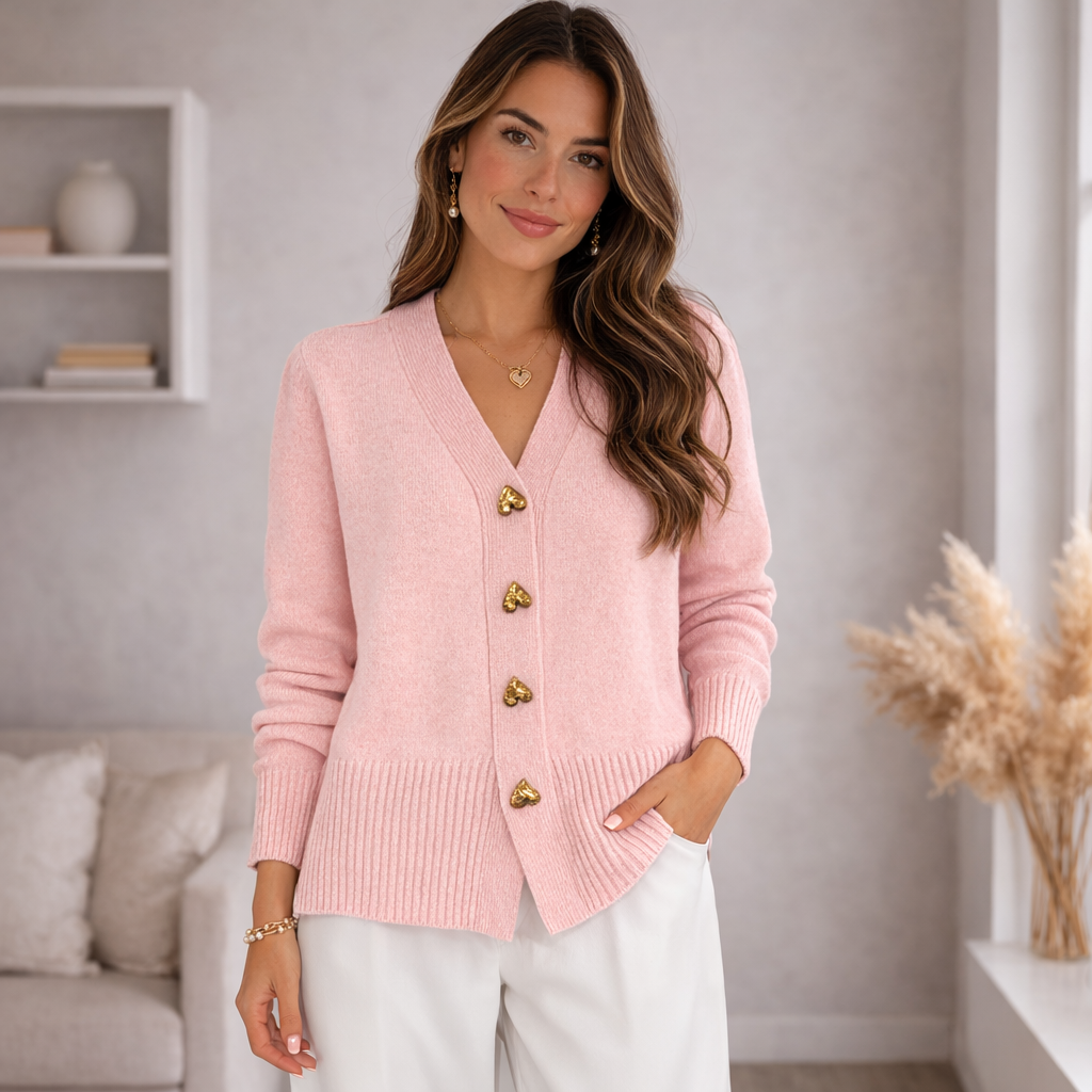 Elara Heart Cardigan