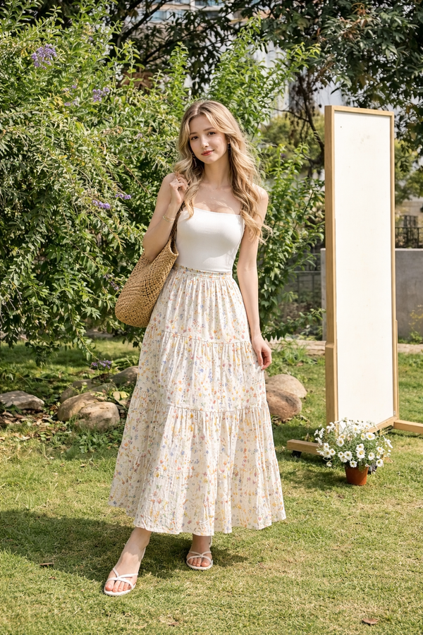 Bloom Midi Skirt